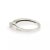 Material: 18k white gold Measurement: 4.5mm x 4.5mm x 5m high from the finger Diamond: 16 points Ring Size: 7 Weight: 2.6...