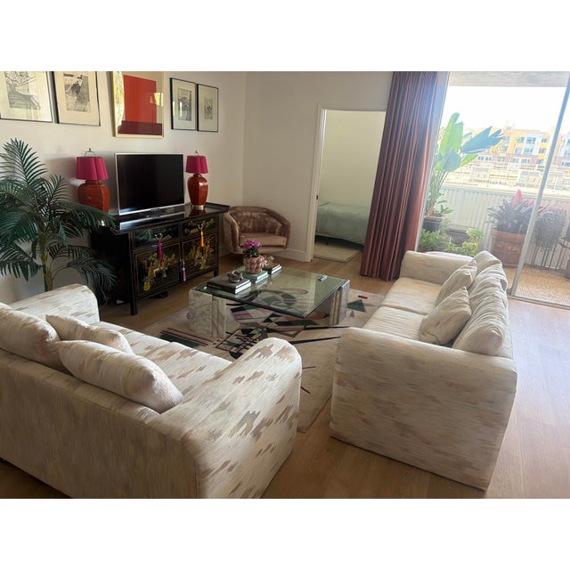 1980s Postmodern Vintage 1980’s Sofa Set For Sale - Image 5 of 5