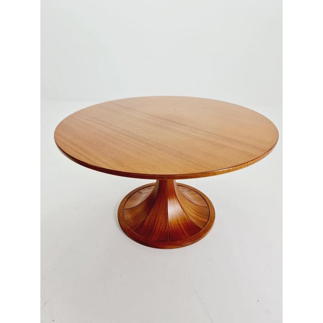 Mid-Century Round Walnut Dining Table by Luigi Massoni, Italy, 1960s For Sale - Image 6 of 18