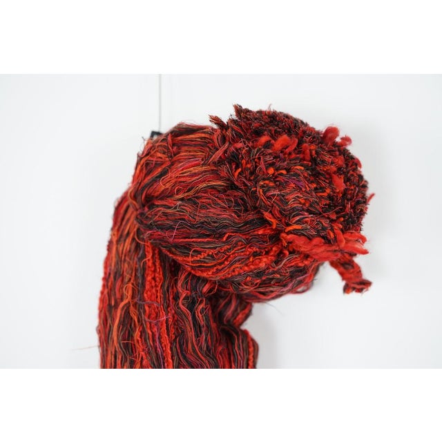 Mid-Century Modern Wall Decoration Textile Design Object by Hans Widmann, 1970s For Sale - Image 3 of 12