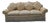 Sherill Yellow Damask Couch W/ Corded Fringed Skirt & Tasseled Throw Pillows For Sale