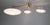 Trio Angolo Polished Brass Glossy White Glass Flush Mount by Fabio LTD For Sale - Image 6 of 7