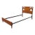 Vintage Mid Century Modern Walnut Twin Bed Frame For Sale