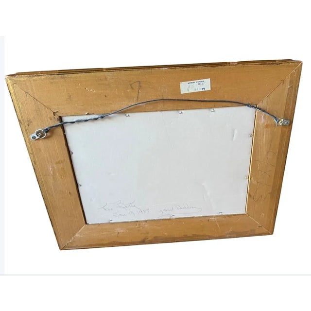 Lovely muted scene of a creek in winter a gift for a daughter as per back inscription. I found this at an estate in...