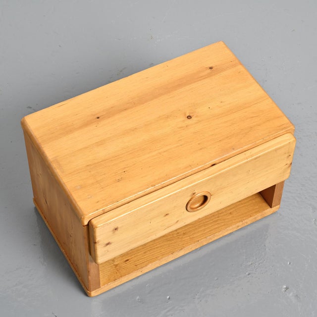 1970s Les Arcs Nightstand, France, 1970 For Sale - Image 5 of 7