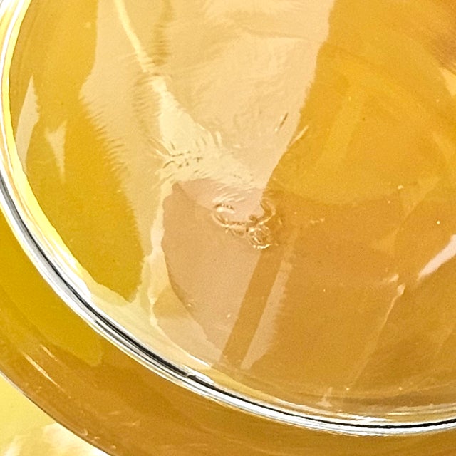 Libby Lemon Yellow Vintage Iced Tea Tumblers – Set of 4 Large Mid-Century Glasses For Sale - Image 9 of 9