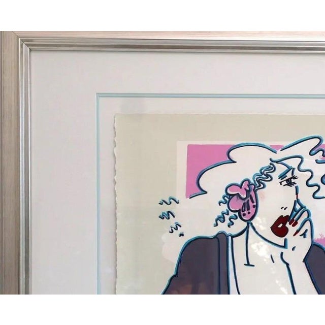 Wood Large R. J. Hohimer Signed Limited Edition Serigraph Cup of Joe II Framed Pop Art For Sale - Image 7 of 11