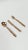 Gold Vintage Brass and Faux Bamboo Flatware Dessert Set, 1970s, Set of 36 For Sale - Image 8 of 15