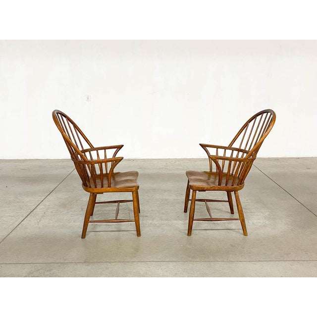 Set of Model CH 18A Windsor Dining Chairs by Frits Henningsen for Carl Hansen & Son, 1940s I have official proof of...