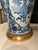 Early 21st Century Chinese Style Blue and White Lamp For Sale - Image 5 of 6