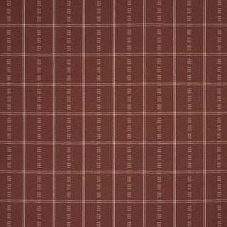 Schumacher Ayan Fabric In Terracotta For Sale