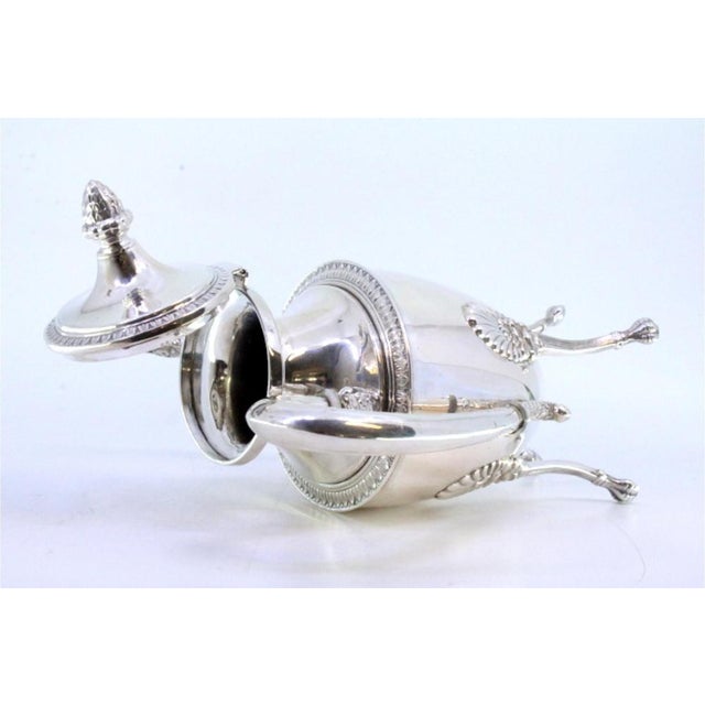 Silver Coffee Pot with Reliefs and Friezes, in Very Good conditions. Designed 1980 to 1989 This piece has an attribution...