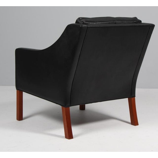 Wood Model 2207 Lounge Chair by Børge Mogensen for Fredericia For Sale - Image 7 of 8