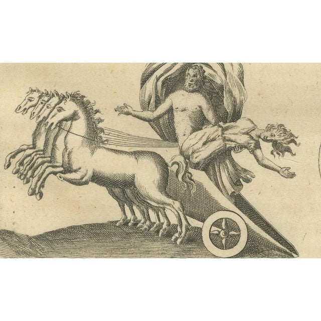 Paper After Bernard de Montfaucon, Antique Roman Chariot Reliefs and Medallions, 1721, Engraving For Sale - Image 7 of 10