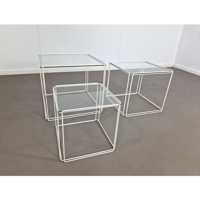 1970s Isocele Nesting Tables by Max Sauze for Max Sauze Studio, 1970s, Set of 3 For Sale - Image 5 of 11