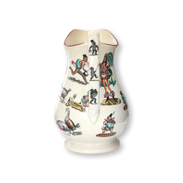 Victorian 19th Century Grimaldi the Clown Puzzle Jug For Sale - Image 3 of 6