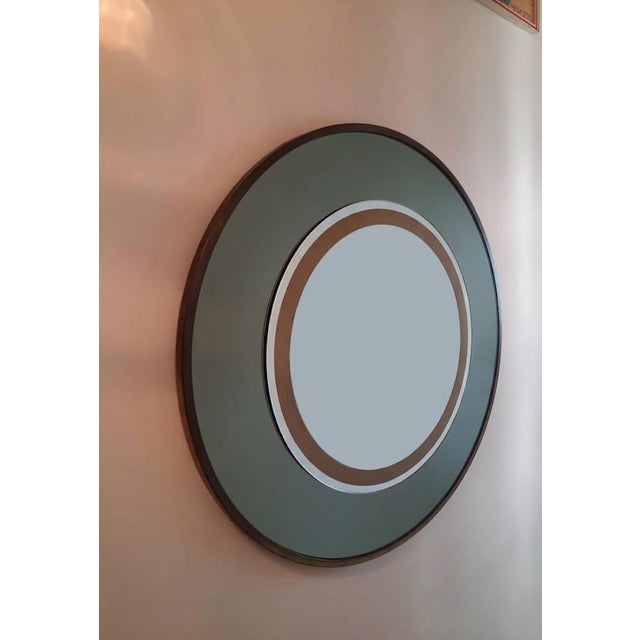 Round Mirror attributed to Marcello and Marco De Carli for Cristal Art, Italy, 1960s For Sale - Image 17 of 17