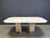 Vintage Italian Travertine and Brass Dining Table, 1970s For Sale - Image 12 of 14