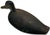 Unusually Large Size Antique American Carved Wood Hand Painted Duck Hunters Decoy From Downeast Coastal Maine - 22 Inches Long For Sale - Image 9 of 18