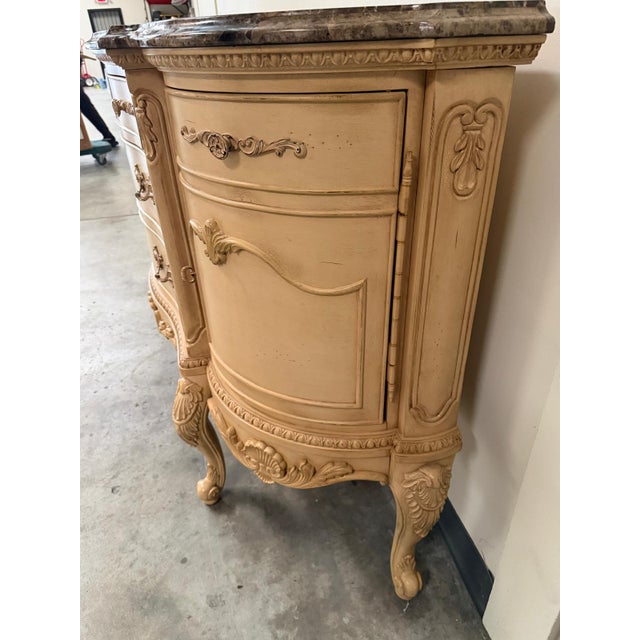 Marble Top Credenza For Sale - Image 10 of 13