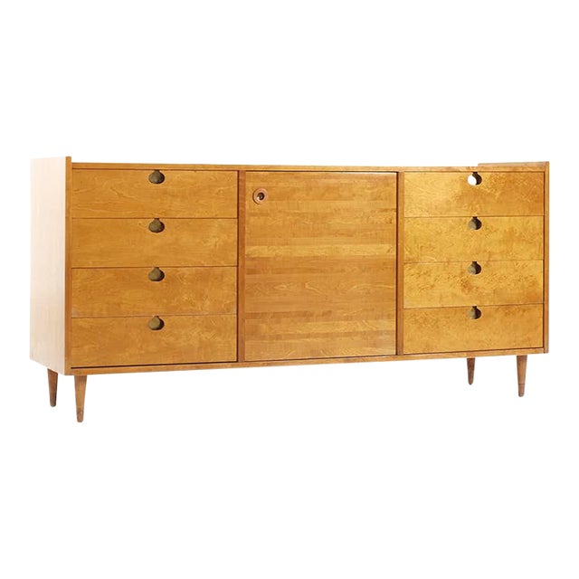 Edmond Spence Mid Century Maple Lowboy Dresser Chairish