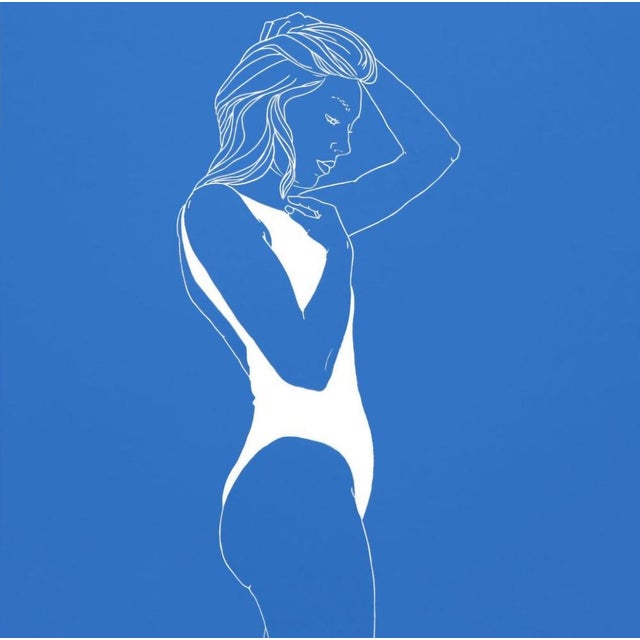 A. Borkowska, A Swimmer, Original Lithograph For Sale - Image 4 of 5