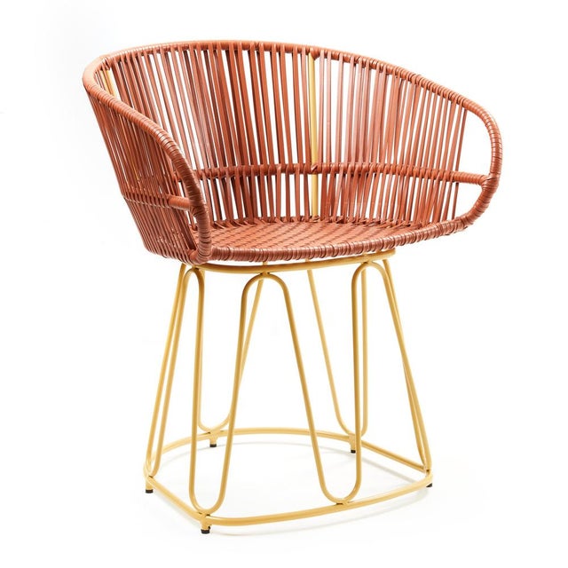 Metal Circo Dining Chair Leather by Sebastian Herkner For Sale - Image 7 of 17