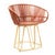 Metal Circo Dining Chair Leather by Sebastian Herkner For Sale - Image 7 of 17