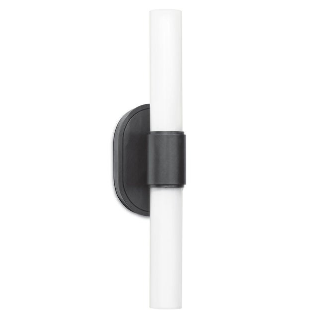 Dixon Cylindrical Sconce Double, Oil Rubbed Bronze For Sale In Detroit - Image 6 of 6