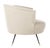 Modern Alexander Velvet Retro Mid Accent Chair in Light Grey For Sale - Image 3 of 9