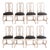 Set of eight Swedish chairs dates to the mid-18th century, circa 1760 For Sale