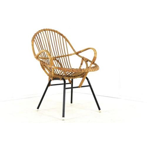Rattan Chairs & Coffee Table, Set of 4 For Sale - Image 13 of 16