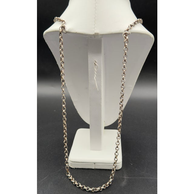 Late 19th Century Antique Chinese Silver Qilin Necklace For Sale - Image 5 of 16