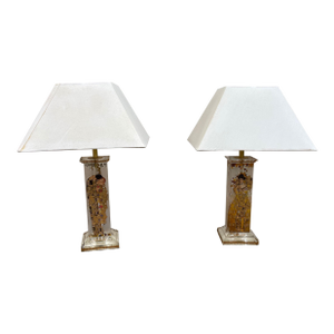 Gustav Klimt Glass Table Lamps, 2010 Rare Edition