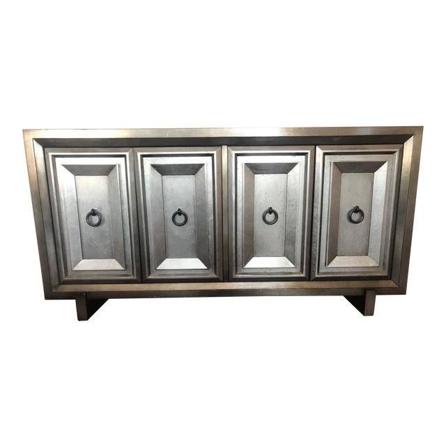 Modern Silver Credenza/Sideboard For Sale