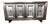 Modern Silver Credenza/Sideboard For Sale