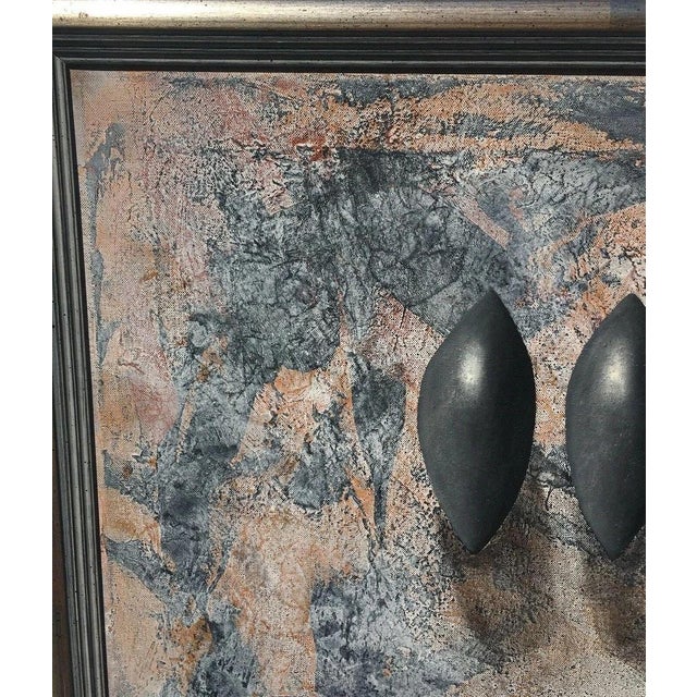 Arno Jung, Grey Forms, 1948, Oil Painting on Canvas For Sale - Image 10 of 13