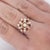 5.1 Grams 14K Yellow Gold 6Pcs Marquise Cut Ruby & 19Pcs Round Cut Diamond Cluster Ring Size 8. Details: Item Type:...