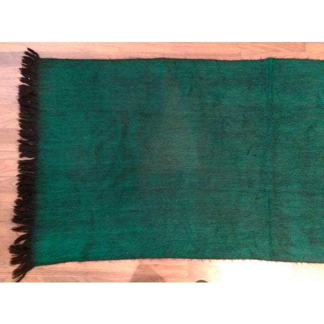 Emerald Green Alpaca Throw From Ecuador Chairish