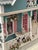 Wood 1960 Vintage Dollhouse Blue Cottage Handmade Furnished For Sale - Image 7 of 17