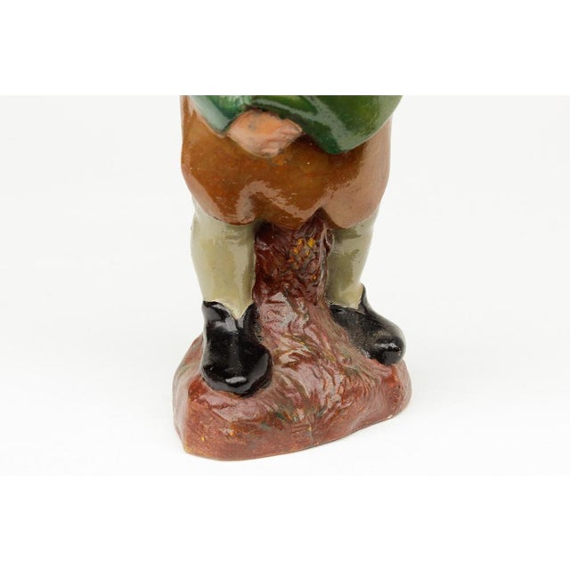 Ceramic Terracotta Garden Gnome from Griebel, 1950s For Sale - Image 7 of 13