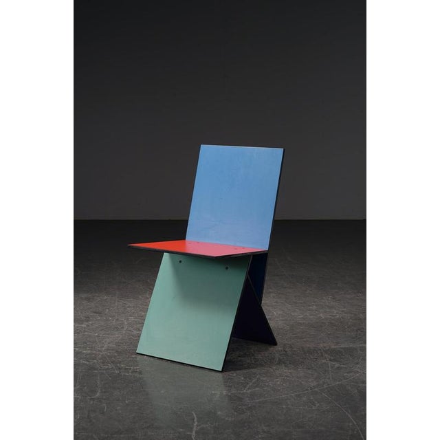 Postmodern Postmodern Vilbert Side Chair by Verner Panton, 1990s For Sale - Image 3 of 15