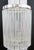 Metal 1990s Art Deco Style 4-Tiered Crystal Rods and Chrome Table Lamps - a Pair For Sale - Image 7 of 18