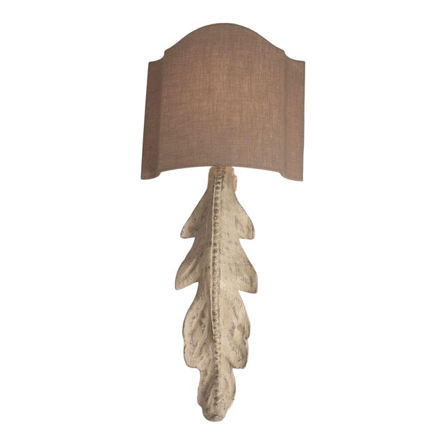 Penryn Wall Sconce in Beige For Sale