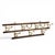 Antique French Brass and Oak Expandable Bistro Coat Rack For Sale - Image 12 of 12