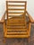 Wood Mid Century Modern Oak Slat Construction Z Chair, Crawford Furniture For Sale - Image 7 of 14