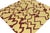 Modern Contemporary Dhurrie Flatweave, Yellow, Maroon Geometric Pattern by Rug & Kilim For Sale - Image 3 of 5