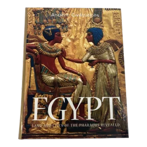 Egypt: Land and Lives of the Pharaohs Revealed Hardcover Book by Cheryl Perry