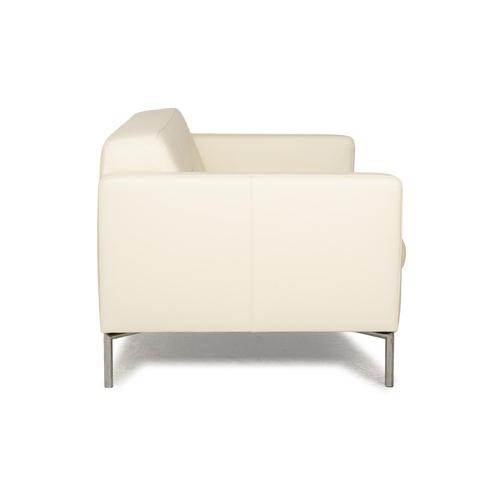 Cream Cream Leather 2-Seater Sofa from Machalke For Sale - Image 8 of 10