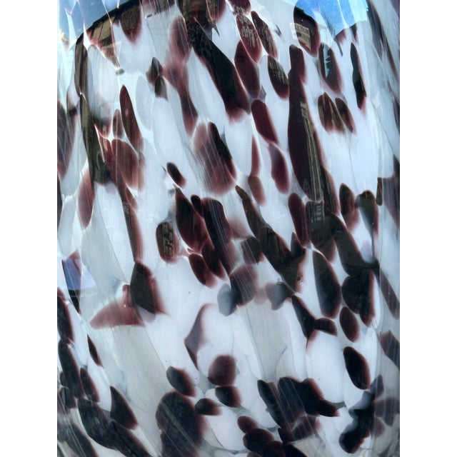Murano Glass Vase, 1980s For Sale - Image 9 of 12